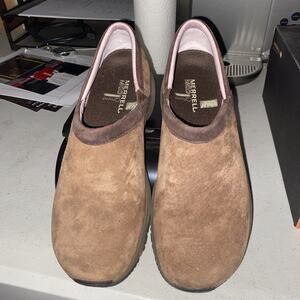Merrell Encore Adams Dark Earth Brown Ortholite Slip-On Women’s Size 8.5